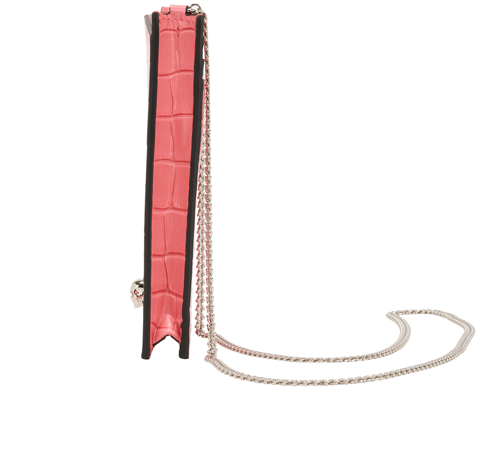 Alexander McQueen Phone Holder, &pound;220, Accessories, Pink, Leather, Bottom view